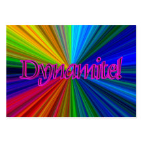 Dynamite ACEO Trading Card business cards by Firecrackinmama Dynamite ACEO Trading Card business cards