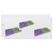 Dyne as Dy Dysprosium and Ne Neon Personalized Rack Card