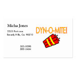 Dynomite Dynamite Business Card Template
