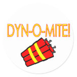 Dynomite stickers