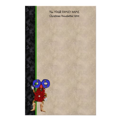 Dysfunctional Family Christmas Customized Stationery