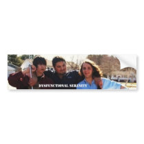 Dysfunctional Serenity Bumper Sticker bumper stickers by angelinaspeedo Dysfunctional Serenity Bumper Sticker bumper stickers