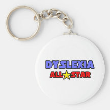 Dyslexia All Star Key Chains