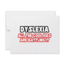 Dyslexia...Cool Kids invitations