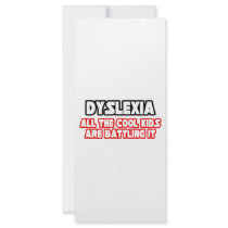 Dyslexia...Cool Kids rack cards
