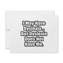 Dyslexia Quote invitations