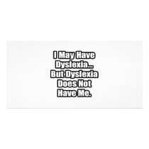 Dyslexia Quote photo cards
