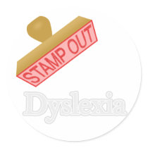 Dyslexia stickers