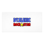 Dyslexic Rock Star Photo Greeting Card