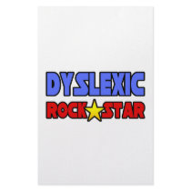 Dyslexic Rock Star stationery