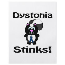 Dystonia Stinks Skunk Awareness Design Flyer Design