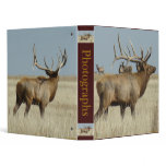 E0004 E0020 Bull Elk Vinyl Binder