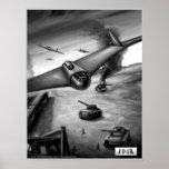 E-555 Bombing Run Print