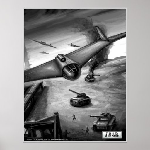 E-555 Bombing Run Print