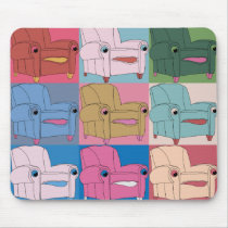 E.A.S.E chair goes Warhol - mousepad mousepads