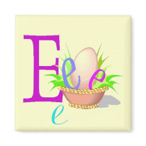 E - Alphabet Magnet by elenaind E - Alphabet Magnet