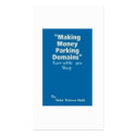 E-Book: Making Money Parking Domains business cards