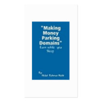 E-Book: Making Money Parking Domains business cards