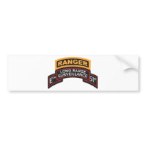 E Co 51st Infantry LRS Scroll, Ranger Tab Bumper Stickers