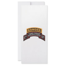 E Co 51st Infantry LRS Scroll, Ranger Tab rack cards by combatcustomize E Co 51st Infantry LRS Scroll, Ranger Tab rack cards