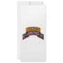 E Co 51st Infantry LRS Scroll, Ranger Tab Personalized Rack Card