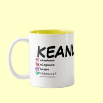 e.e.h.r...? Keanu left-handed Mug mugs