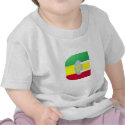 E (Ethiopia) Monogram Flag t-shirts by WearFlags E (Ethiopia) Monogram Flag t-shirts