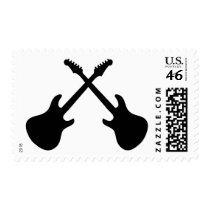 E Guitars Crossed postage