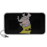 E is for elephant abc letter cartoon notebook speaker