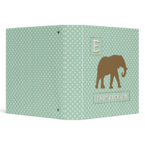 "E" is for Elephant Binders