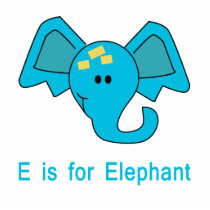 E is for Elephant photo sculptures by cutespot E is for Elephant photo sculptures