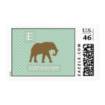 "E" is for Elephant Postage