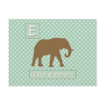 "E" is for Elephant Postcards