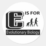E Is For Evolutionary Biology Sticker