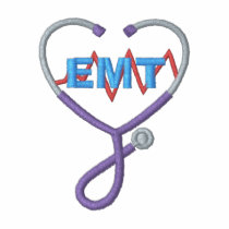 E M T Logo embroidered shirts by ZazzleEmbroidery E M T Logo embroidered shirts