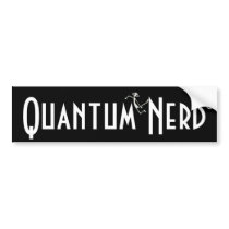E MC2 Alien Quantum Nerd© Bumper Stickers
