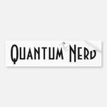 E MC2 Alien Quantum Nerd© Bumper Sticker