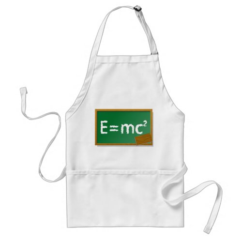 E=mc2 zazzle_apron