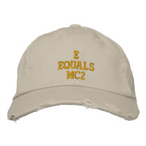 E=MC2 embroidered hats by bjaes01 E=MC2 embroidered hats