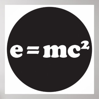 E Mc2 Posters | Zazzle