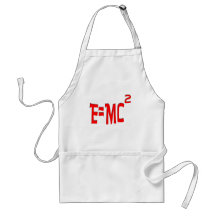 E=MC2 (red) Aprons