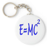 E = MC 2 (blue) Key Chain