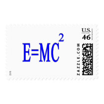 E=MC 2 (blue) postage by GeeksRock E=MC 2 (blue) postage