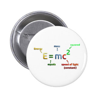 MC^2. E equals MC Squared Pin