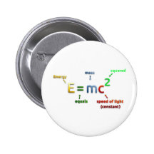E = MC^2. E equals MC Squared Pin