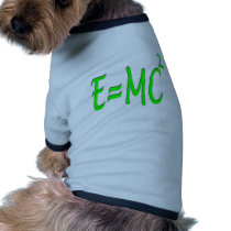 E = MC 2 (green) Dog Clothing