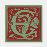 E - Ornamental Alphabet Fridge Magnets