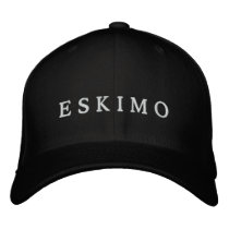 E S K I M O embroidered hats by kotzradio E S K I M O embroidered hats