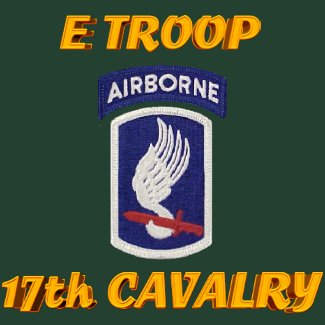 E Troop 17th Cavalry VSR M113 ACAV Shirt shirt