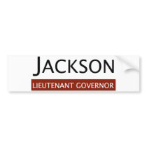 E.W. Jackson Lieutenant Governor Bumper Sticker
